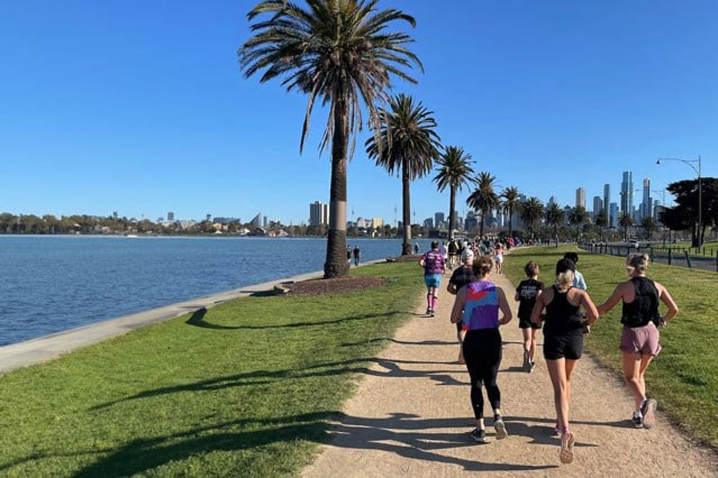 Morning Run at Albert Park